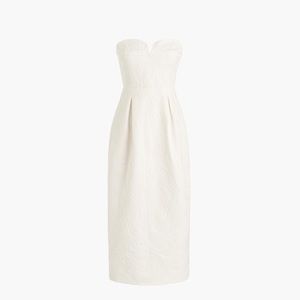 NWT J. Crew White Strapless Sundress!